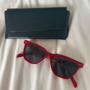 Red Celine Sunglasses. 100% authentic.